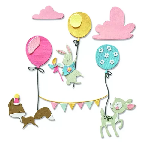 Sizzix Thinlits: Woodland Celebration -stanssisetti