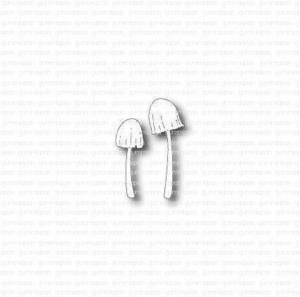Gummiapan: Small Mushrooms - stanssisetti