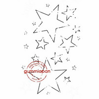 Gummiapan: Frayed Stars -leimasin