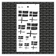 Gummiapan: Stencil No 51 - sabluuna