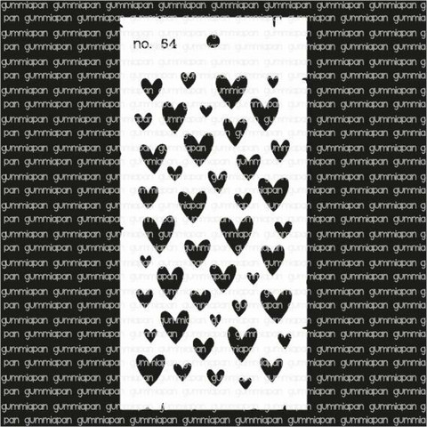 Gummiapan: Stencil No 54 - sabluuna