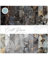 CC Essential Craft Papers 12 x 12 : Ink Drops - Monochrome