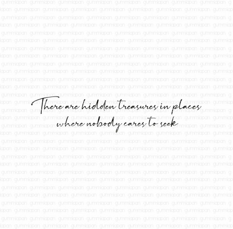 Gummiapan: There are hidden … -leimasin