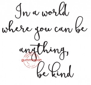 Gummiapan: In a World where … -leimasin