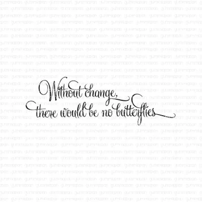 Gummiapan: Without change… - leimasin