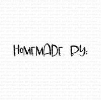 Gummiapan: Homemade by - leimasin
