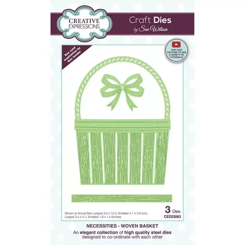 CE Woven Basket -stanssisetti