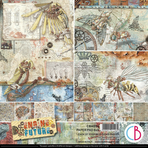 Ciao Bella: Paper Pad 8x8 - Engine of the Future