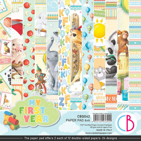 Ciao Bella 6x6 Paper Pad : My First Year