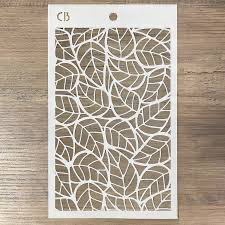 Ciao Bella 5x8 Stencil : Leaves - sabluuna