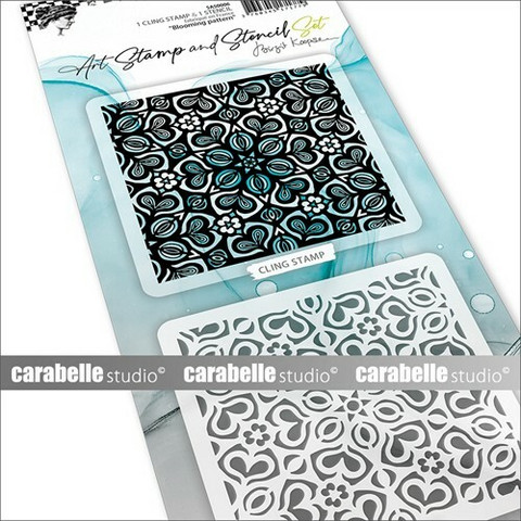 Carabelle Studio Stamp & Stencil: Blooming Pattern by Birgit Koopsen