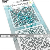 Carabelle Studio Stamp & Stencil: Portuguese Tiles Pattern by Birgit Koopsen