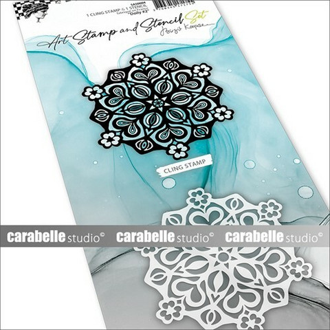 Carabelle Studio Stamp & Stencil: Doily #2 by Birgit Koopsen