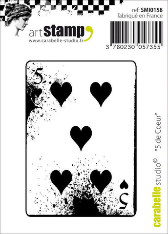 Carabelle Studio: 5 of Hearts  -leimasin