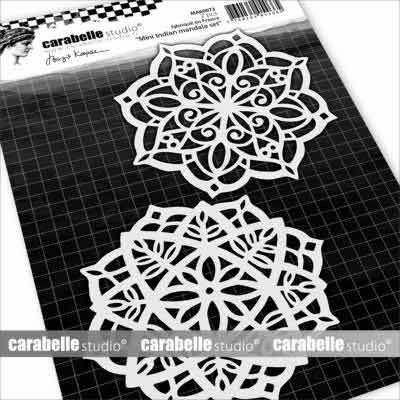 Carabelle Studio: Mini Indian Mandala Set by Birgit Koopsen -  maskisabluunapakkaus