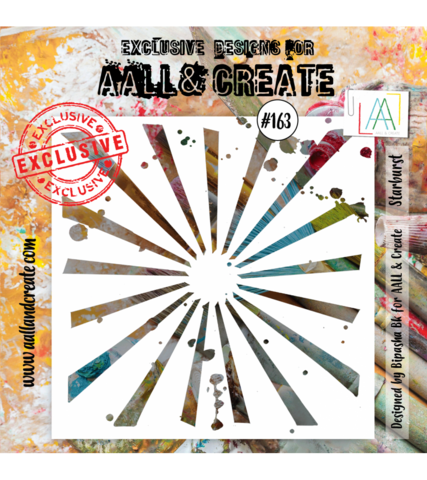 Aall & Create STENCIL Starburst #163 - sabluuna