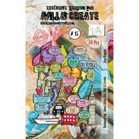Aall & Create Die Cuts: Bon Voyage #15 -leikekuviopakkaus