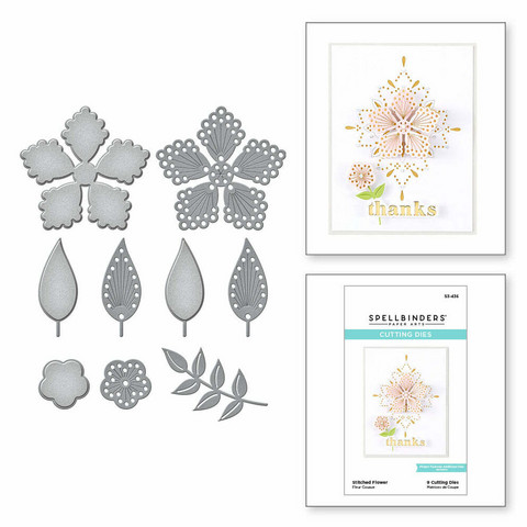 Spellbinders: Stitched Flower - stanssisetti