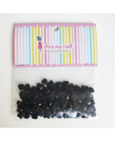 DMC Black Heart Dropplets Assorted (4mm/6mm/8mm)