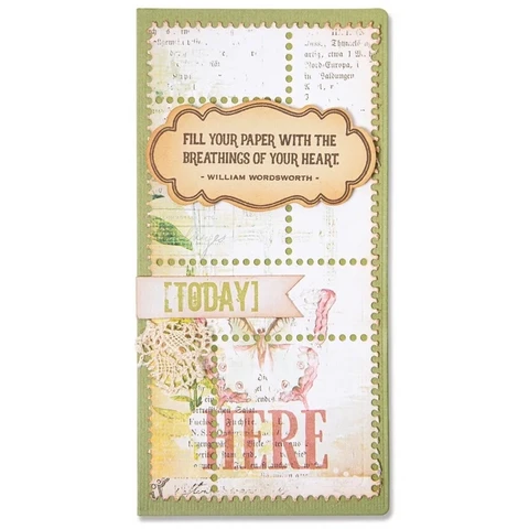 Sizzix Thinlits: Mini Slimline & Tickets -stanssisetti