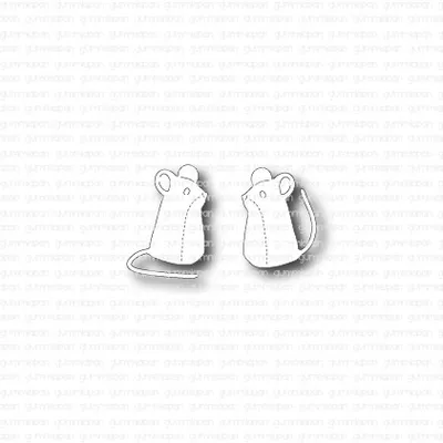 Gummiapan: Sewed Mice  -  stanssisetti