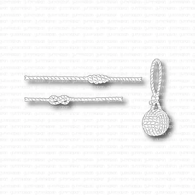 Gummiapan: Nautical Ropes - stanssisetti