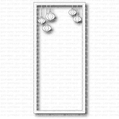 Gummiapan:  GA Slimline with Ornaments  - stanssi