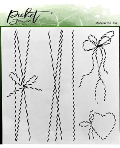 PFS: Twine Stencil 6x6 -sabluuna