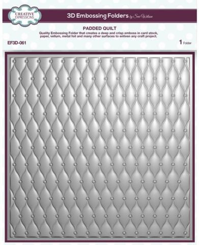 CE Padded Quilt  8x8 -kohokuviointikansio