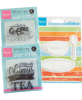 MD Creatables: Coffee & Tea Assortment -stanssi- ja leimasinsetti