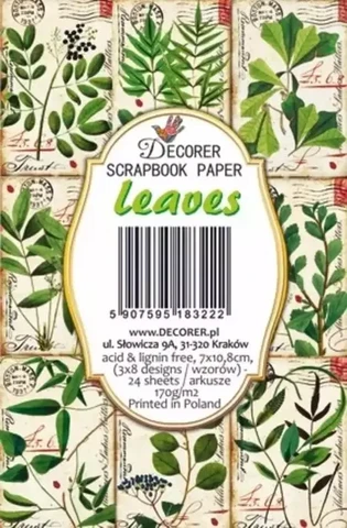 Decorer: Leaves  - minipaperisetti