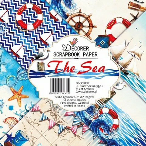 Decorer: The Sea 8x8 - paperikokoelma