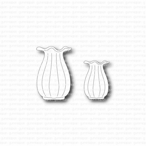 Gummiapan: Wavy Vases  - stanssisetti