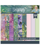 Crafter's Companion: Dancing Dragonfly Vellum Pack 8 x 8