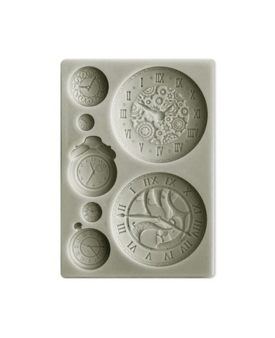 Stamperia Silicon Mould A6: Around the World Clocks