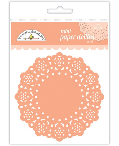 Doodlebug Design Doilies : Coral