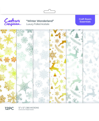 Crafter's Companion: Winter Wonderland Acetate Pack 12x12