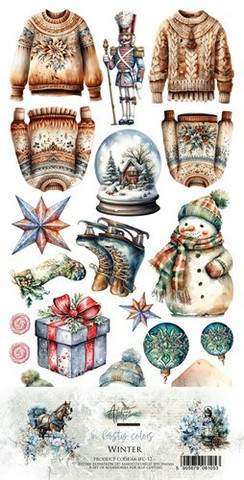 AA Extras to Cut: In Frosty Colors - Winter 6x12 - paperisetti