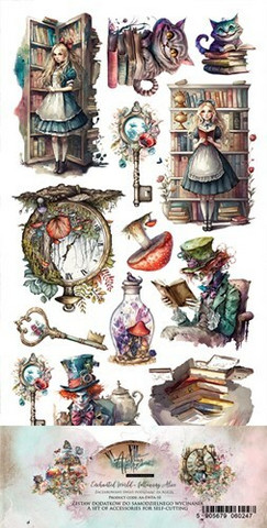 AA Extras to Cut: Enchanted World - Following Alice  6x12 - paperisetti