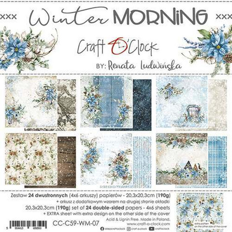 Craft O’Clock: Winter Morning 8x8  - paperisetti