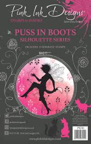 Pink Ink Design: Puss in Boots A5  - leimasinsetti