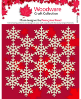 Woodware: Snowflake Screen 6x6 - maskisabluuna