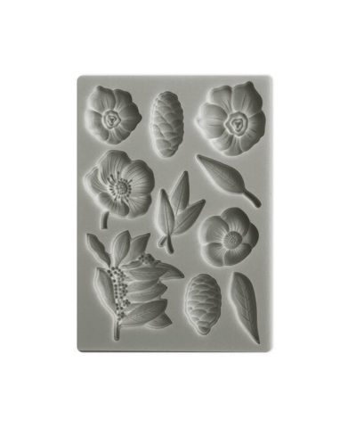 Stamperia Silicon Mould A6: Pinecones - muotti