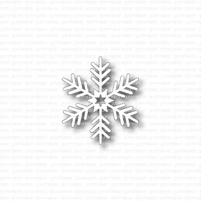 Gummiapan: Snowflake with Star - stanssi