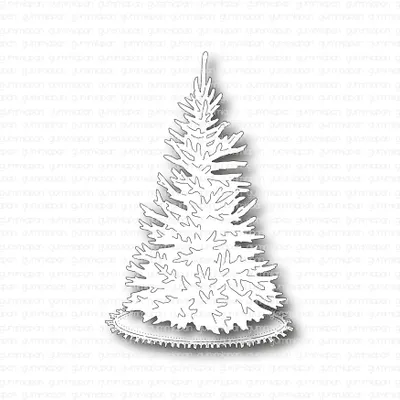Gummiapan: Christmas Tree & Rug  - stanssisetti