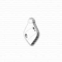 Gummiapan: Teardrop Shaped Christmas Ball  - stanssisetti