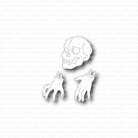 Gummiapan: Skull & Hands  - stanssisetti