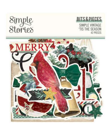 Simple Stories: Simple Vintage ’Tis the Season Bits & Pieces - leikekuvat