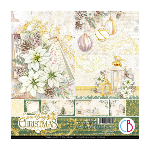 Ciao Bella: Paper Pad 8x8 - Sparkling Christmas