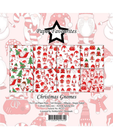 Paper Favourites: Christmas Gnomes  6x6 -  paperikko